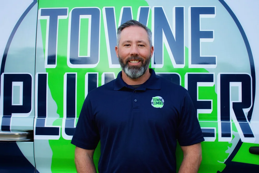 Shane with Towne Plumber in Woodstock Ga Our guys at Towne Plumber are experts in installations, repairs, and general plumbing maintenance! We are confident in our ability to provide exceptional service and get the job done right. From fixing leaks to installing new fixtures, to gas lines, we are your go-to plumbing professionals. We take pride in the quality of our work and ensure customer satisfaction every step of the way.